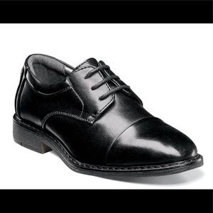 Stacy Adams Templeton Black Youth Dress Shoes